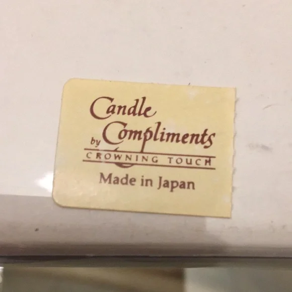 💕SET/4 CERAMIC HEART CANDLE HOLDERS + 4 CANDLES - Picture 10 of 10